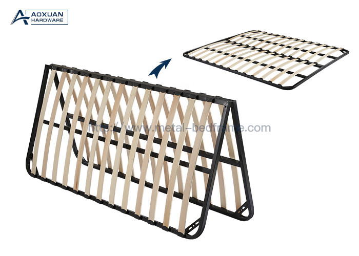 Metal Platform 73 Inch King Size Slat Bed Frame
